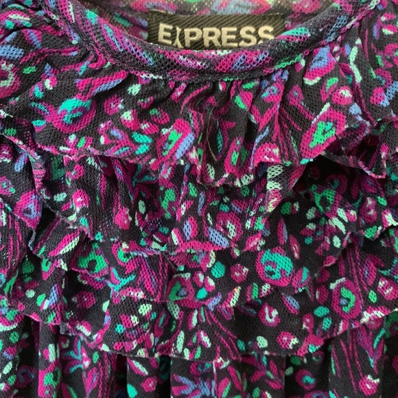 Express Tank Top with Ruffle Detail - Picture 10 of 10